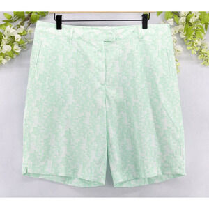 Lady Hogan Women's Golf Shorts Lightweight Bermuda Long Quick Dry Mint Sz 14 NEW